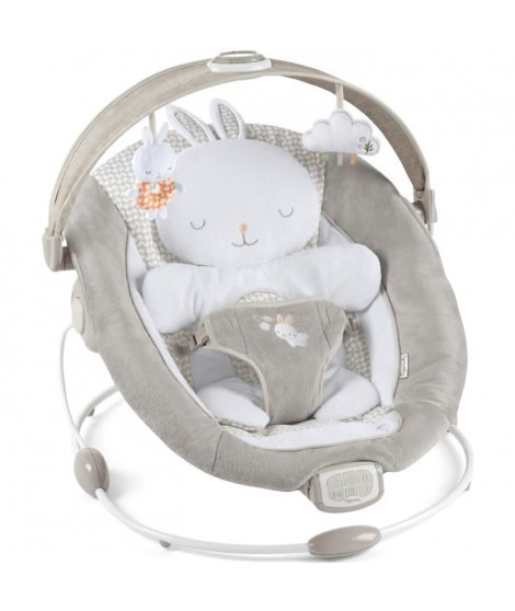 INGENUITY Transat bébé avec arche lumineuse, lapin, Twinkle Tails, jusqu'a 9 mois