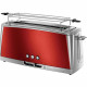 RUSSELL HOBBS 23250-56 Toaster Grille-Pain Luna Spécial Baguette Cuisson Rapide Chauffe Viennoiserie - Rouge