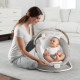 INGENUITY Transat bébé avec arche lumineuse, lapin, Twinkle Tails, jusqu'a 9 mois