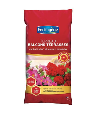 FERTILIGeNE - Terreau balcons terrasses 6L