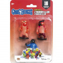 Gang Beasts - 3 Figurines de 4,5 cm - Lot 4 - Figurines de Collection - Jeux Vidéos - Lansay