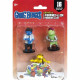 Gang Beasts - 3 Figurines de 4,5 cm - Lot 3 - Figurines de Collection - Jeux Vidéos - Lansay