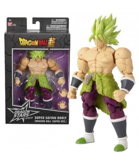 Figurine Dragon Stars - BANDAI - Broly Super Saiyan - 17cm - 16 points d'articulation