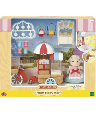Figurines miniatures - SYLVANIAN FAMILIES - 5653 - La maman mouton et son stand de popcorn