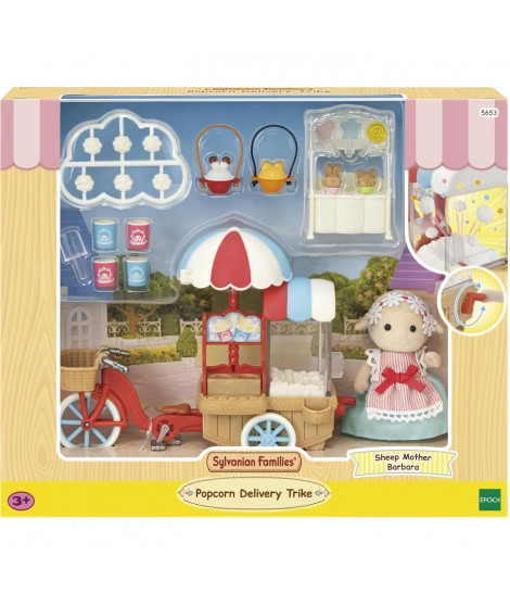 Figurines miniatures - SYLVANIAN FAMILIES - 5653 - La maman mouton et son stand de popcorn