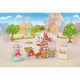 Figurines miniatures - SYLVANIAN FAMILIES - 5653 - La maman mouton et son stand de popcorn