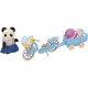 La fille panda, son vélo et sa remorque - SYLVANIAN FAMILIES - 5652 - A partir de 3 ans