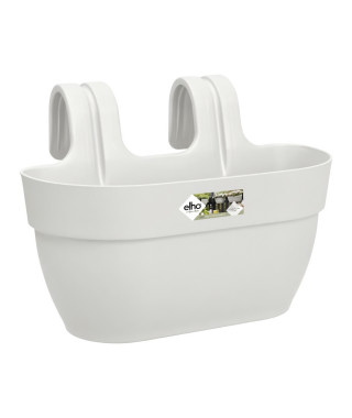 ELHO - Pot de fleurs -  Vibia Campana Easy Hanger Medium - Blanc Soie - Balcon extérieur - L 24.1 x W 36 x H 26.5 cm