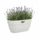 ELHO - Pot de fleurs -  Vibia Campana Easy Hanger Medium - Blanc Soie - Balcon extérieur - L 24.1 x W 36 x H 26.5 cm