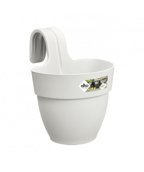 ELHO - Pot de fleurs -  Vibia Campana Easy Hanger Small - Blanc Soie - Balcon extérieur - L 24.1 x W 20.5 x H 26.5 cm