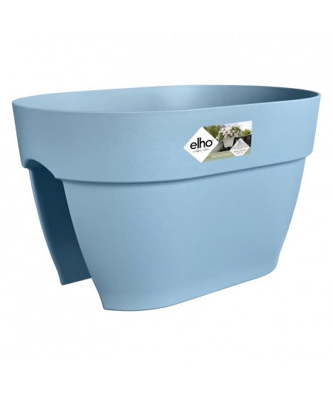 ELHO - Pot de fleurs -  Vibia Campana Flower Bridge 40 - Bleu Vintage - Balcon extérieur - L 26 x W 39 x H 22 cm