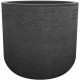 EDA PLASTIQUE - Pot rond 40 cm Graphit'Up - 32,5 L - Gris anthracite