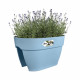 ELHO - Pot de fleurs -  Vibia Campana Flower Bridge 40 - Bleu Vintage - Balcon extérieur - L 26 x W 39 x H 22 cm
