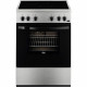 Cuisiniere vitrocéramique FAURE - FCV65091XA - 4 foyers Hi-Light + four multifonction 54L - l71 X L66 X H94cm - Inox