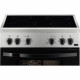 Cuisiniere vitrocéramique FAURE - FCV65091XA - 4 foyers Hi-Light + four multifonction 54L - l71 X L66 X H94cm - Inox