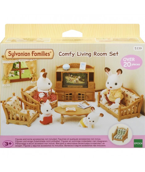 Figurines miniatures - SYLVANIAN FAMILIES - 5339 - La piece a vivre - Meubles et accessoires pour enfants