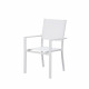 Lot de 2 fauteuils a manger de jardin - Aluminium - 56x59x89cm cm