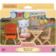 Figurine miniature - SYLVANIAN FAMILIES - La fille éléphant et son set de pique-nique