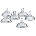 Tommee Tippee - Lot de 6 tétines de Biberon Anti-Colique Avancé - Débit Moyen - 3 Mois+