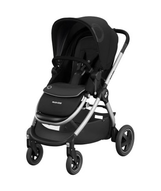 MAXI-COSI Poussette citadine naissance confort Adorra2, 4 roues, Essential Black