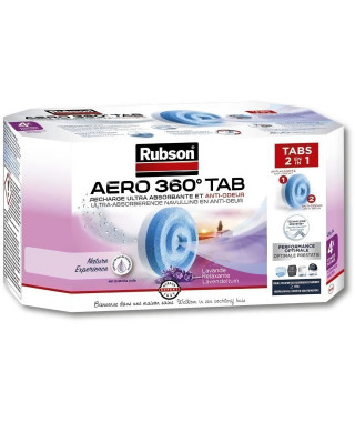 RUBSON 4 Recharges Aero 360 Lavande