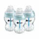 Tommee Tippee Biberons Anti-Colique, Systeme Ventilation Anti-Colique, 260 ml, Lot de 3