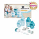 Tommee Tippee Biberon Kit Naissance Nouveau-Né Closer to Nature, Tétine Imitant le Sein Maternel,  Valve Anti-Colique, Bleu