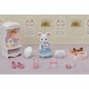 Figurines miniatures - SYLVANIAN FAMILIES - 5540 - La valisette de mode et grande soeur souris marshmallow