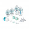 Tommee Tippee Starter Kit Anti-Colique Avancé, Biberons Naissance, Bleu, 150ml et 260ml