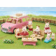 SYLVANIAN FAMILIES - Le monospace rose et set de pique-nique