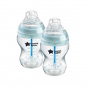 TOMMEE TIPPEE Biberon Anti colique avancé, lot de 2, 260ml