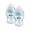 TOMMEE TIPPEE Biberon Anti colique avancé, lot de 2, 260ml