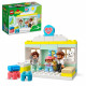 LEGO 10968 DUPLO La Visite Médicale, Jeu de Construction Grandes Briques, Jouet Éducatif d'Apprentissage Pour Bébés Des 2 Ans