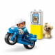 LEGO 10967 DUPLO La Moto De Police, Jouet Pour les Enfants de 2 Ans et Plus, Développement De La Motricité Fine