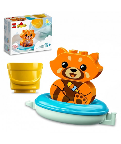 LEGO 10964 DUPLO Jouet de Bain : Le Panda Rouge Flottant, Set Baignoire pour Bébés et Enfants de 1.5+ ans