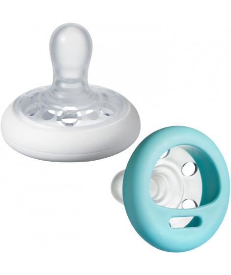 TOMMEE TIPPEE Sucette Closer to Nature Forme Naturelle, x2 0-6 Mois