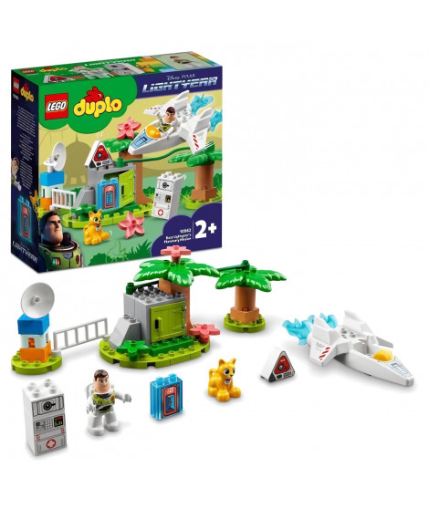 LEGO 10962 DUPLO Disney et Pixar La Mission Planétaire de Buzz l'Éclair, avec Robot et Vaisseau Spatial, des 2 Ans