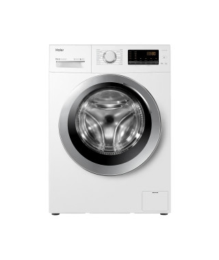 Lave-linge hublot HAIER HW90-B1239N-FR - 9 kg - Direct motion - 1200 trs/min - Classe A - Vapeur - Blanc