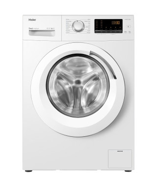 Lave-linge hublot HAIER HW80-B1239N-FR - 8 kg - Direct motion - 1200 trs/min - Vapeur - Classe A - Traitement anti-bactérien …