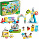 LEGO 10956 DUPLO Town Le parc d'attractions Jouet Enfant 2+ ans avec Train, Carrousel et Grande Roue