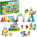 LEGO 10956 DUPLO Town Le parc d'attractions Jouet Enfant 2+ ans avec Train, Carrousel et Grande Roue