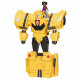 Figurine Transformers EarthSpark Spin Changer Bumblebee et Mo Malto - HASBRO - Bleu - Mixte - A partir de 6 ans
