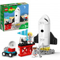 LEGO 10944 DUPLO Town Mission de la navette spatiale Jouet fusée pour enfants 2 ans et + avec figurines d'astronautes