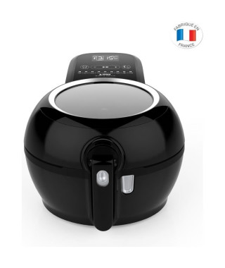 SEB YY3825FB Actifry Genius Friteuse sans huile, 9 menus, Cuve amovible 1,2 Kg, Recettes croustillantes et légeres - Noir