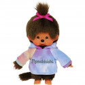 Bandai - Peluche Monchhichi Sweat Tie and Dye 20 cm