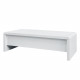 Table basse relevable - Blanc laqué - L 120 x P 60 x H 35 - LARS