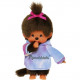 Bandai - Peluche Monchhichi Sweat Tie and Dye 20 cm