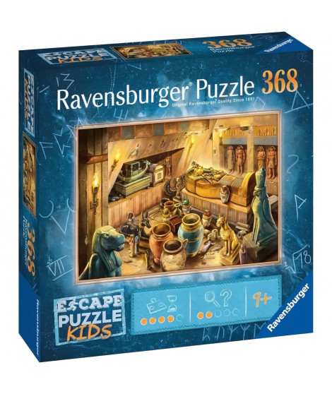 Puzzle 368 pieces enfant - Dans l'Égypte ancienne - Le premier puzzle inspiré des Escape Game kids - Ravensburger