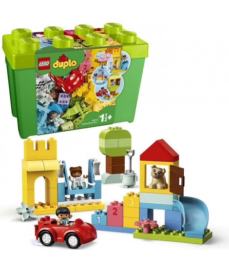 LEGO 10914 DUPLO La boîte de briques deluxe, Jeu de Construction avec Rangement, Jouet éducatif pour bébés de 1 an et demi