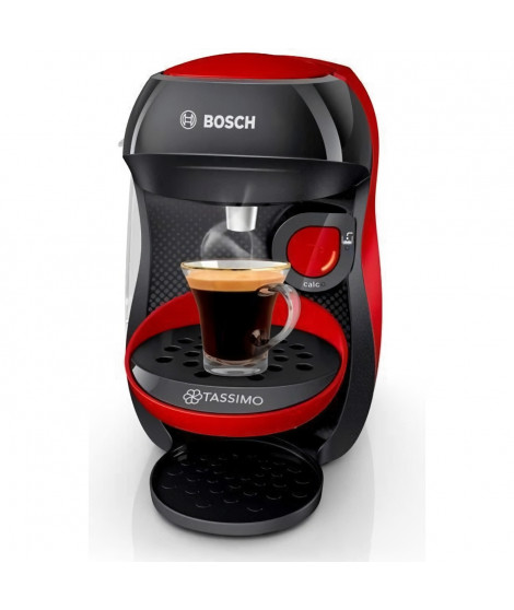 Machine a café multi-boissons - BOSCH - TASSIMO - T10 HAPPY - Rouge et anthracite